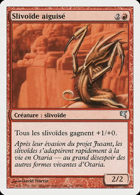 Blade Sliver, Magic card PSAL D38 — Salvat 2005 set