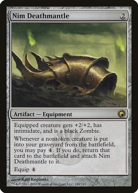 Nim Deathmantle, Magic card SOM 188 — Scars of Mirrodin set