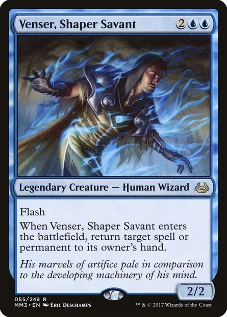 Venser, Shaper Savant, Magic card MM3 55 — Modern Masters 2017 set