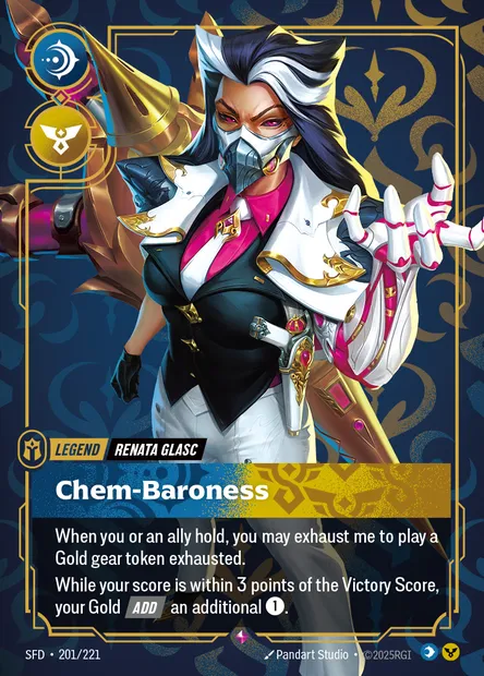 Chem-Baroness, Riftbound card SFD 201 — Spiritforged set