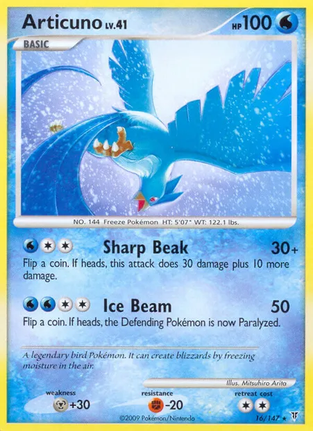 Articuno, Pokémon card SV 16 — Supreme Victors set
