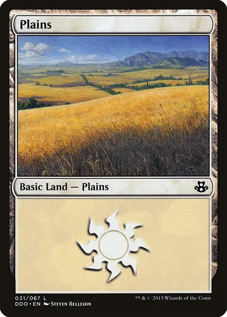 Plains, Magic card DDO 31 — Duel Decks: Elspeth vs. Kiora set