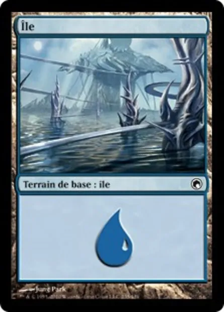 Île, carte Magic SOM 235 — extension Cicatrices de Mirrodin