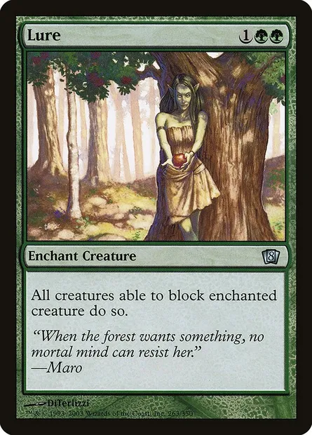 Leurre, carte Magic 8ED 263★ — extension Huitième Edition