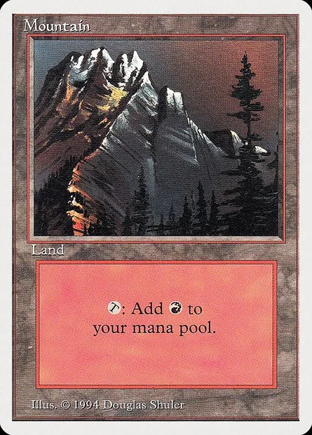 Montagne, carte Magic SUM 301 — extension Summer Magic / Edgar