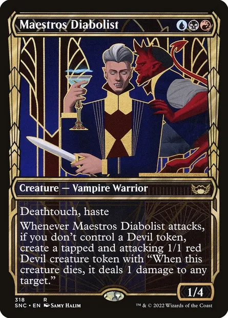 Maestros Diabolist, Magic card SNC 318 — Streets of New Capenna set