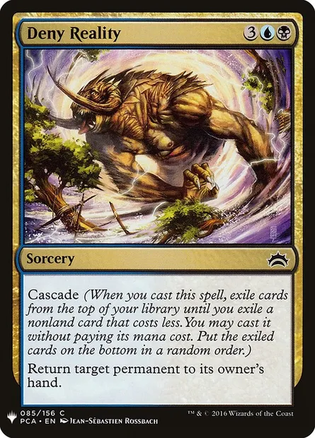 Deny Reality, Magic card PLST PCA-85 — The List set