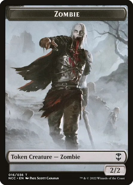 Zombie, Magic card TNCC 16 — New Capenna Commander Tokens set