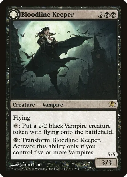 Bloodline Keeper // Lord of Lineage, Magic card ISD 90 — Innistrad set