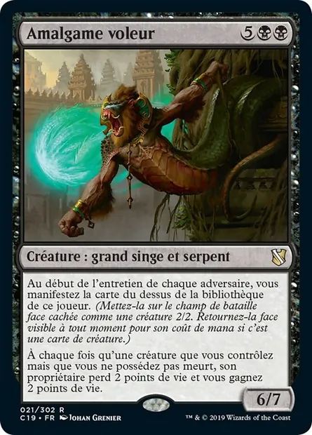 Amalgame voleur, carte Magic C19 21 — extension Commander 2019