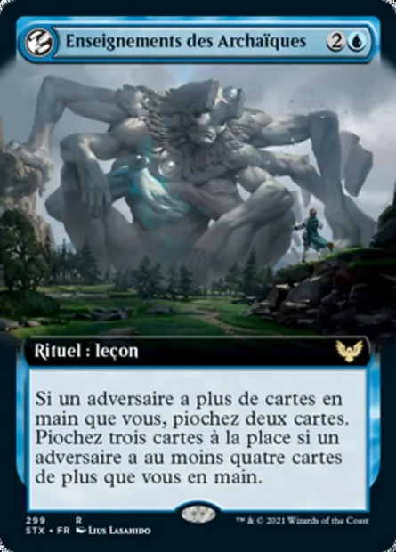 Enseignements des Archaïques, carte Magic STX 299 — extension Strixhaven: l'Académie des Mages