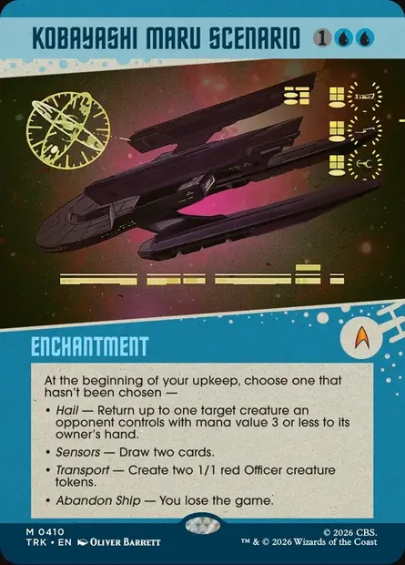 Kobayashi Maru Scenario, carte Magic TRK 410 — extension Star Trek