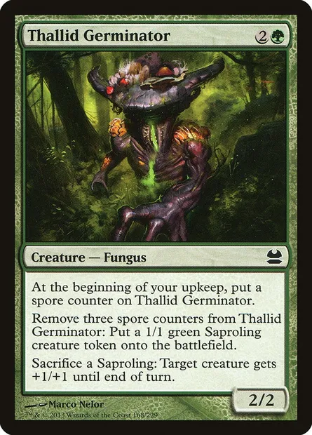 Thallid Germinator, Magic card MMA 168 — Modern Masters set