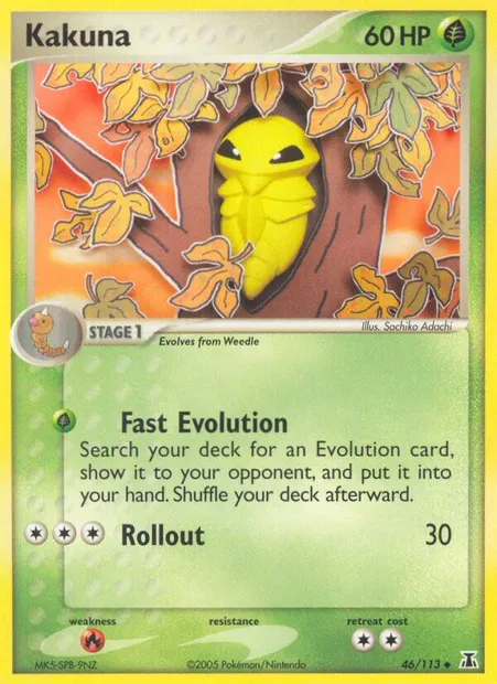 Kakuna, Pokémon card DS 46 — Delta Species set
