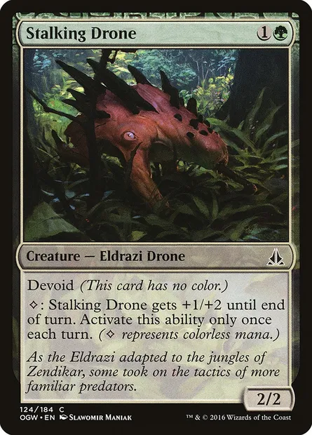 Stalking Drone, Magic card OGW 124 — Oath of the Gatewatch set