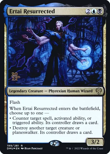 Ertai Resurrected, Magic card PDMU 199s — Dominaria United Promos set
