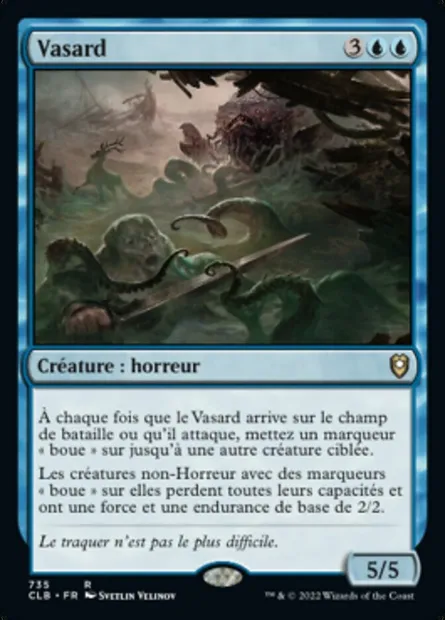 Vasard, carte Magic CLB 735 — extension Commander Légendes : la bataille de la Porte de Baldur