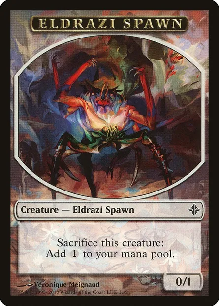 Eldrazi Spawn, Magic card TROE 1c — Rise of the Eldrazi Tokens set