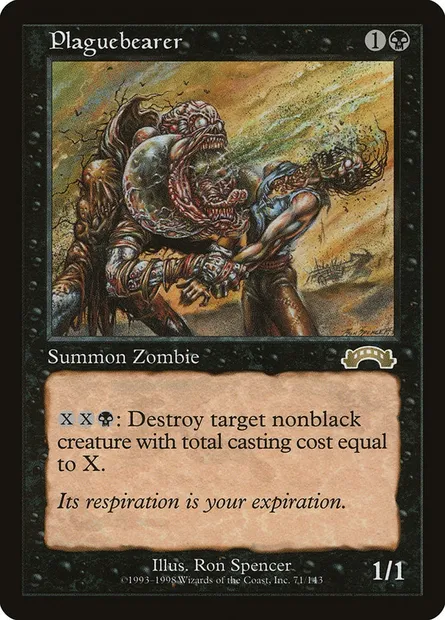 Plaguebearer, Magic card EXO 71 — Exodus set