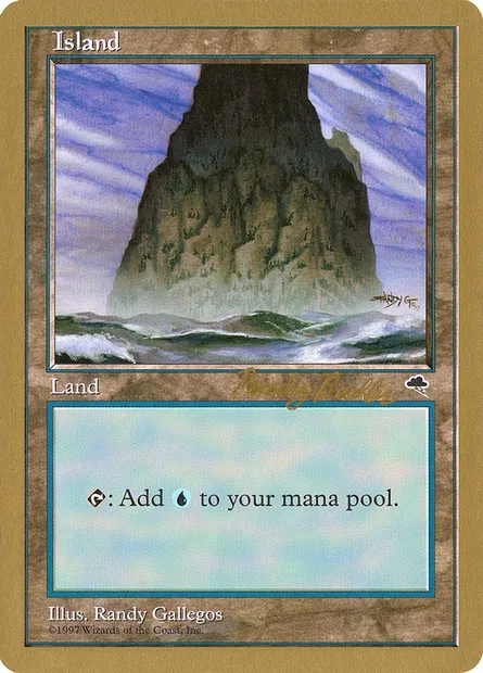 Île, carte Magic WC98 rb337 — extension World Championship Decks 1998