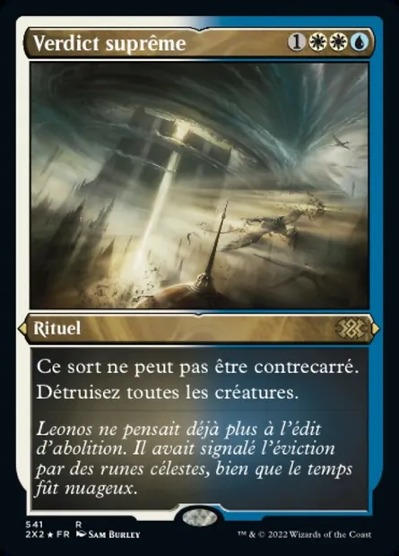 Verdict suprême, carte Magic 2X2 541 — extension Double Masters 2022