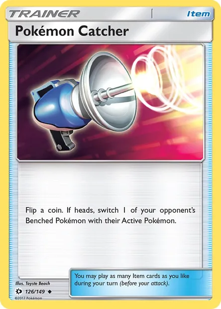 Pokémon Catcher, Pokémon card SUM 126 — Sun & Moon set