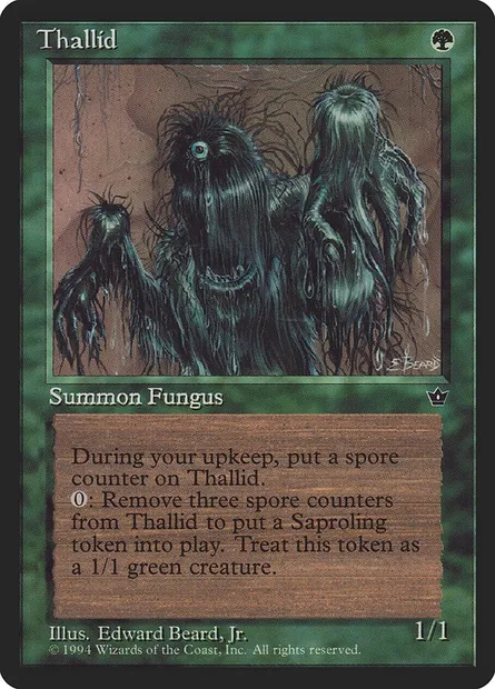 Thallid, Magic card FEM 74a — Fallen Empires set