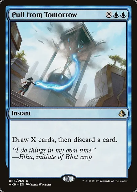 Pull from Tomorrow, Magic card AKH 65 — Amonkhet set