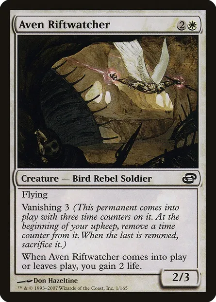 Aven Riftwatcher, Magic card PLC 1 — Planar Chaos set