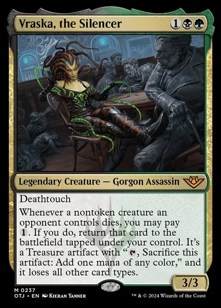 Vraska, the Silencer, Magic card OTJ 237 — Outlaws of Thunder Junction set