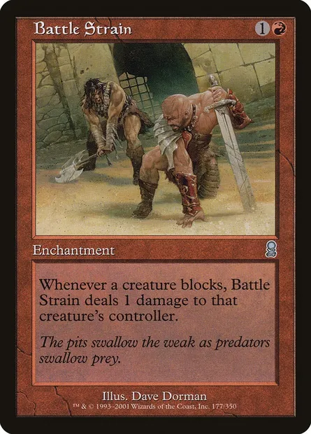 Battle Strain, Magic card ODY 177 — Odyssey set