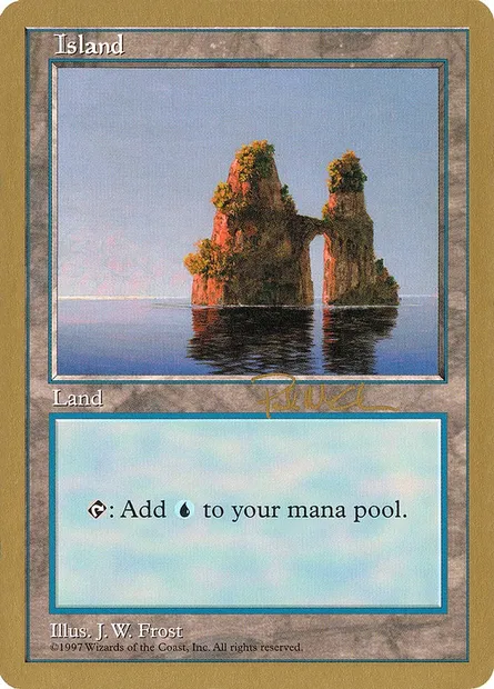 Île, carte Magic WC97 pm436 — extension World Championship Decks 1997