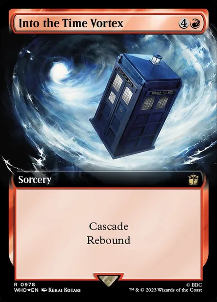 Into the Time Vortex, Magic card WHO 978 — Doctor Who set