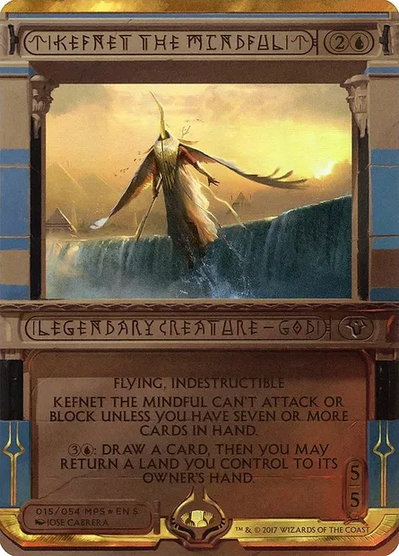 Kefnet the Mindful, Magic card MP2 15 — Amonkhet Invocations set