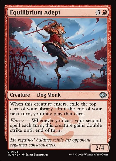 Equilibrium Adept, Magic card TDM 106 — Tarkir: Dragonstorm set