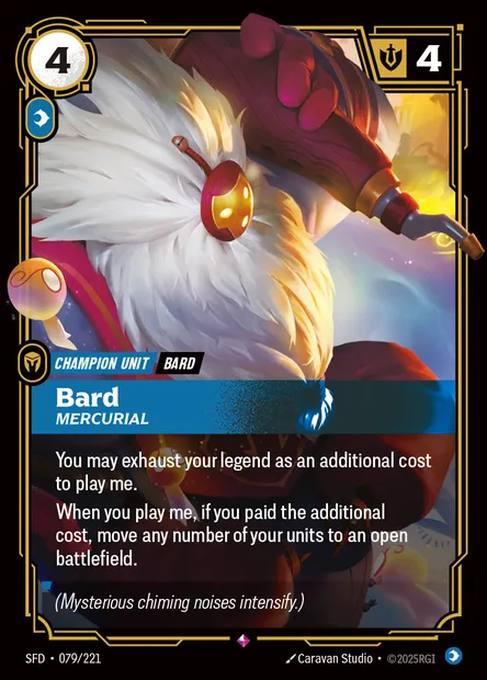 Bard, carte Riftbound SFD 079 — extension Spiritforged