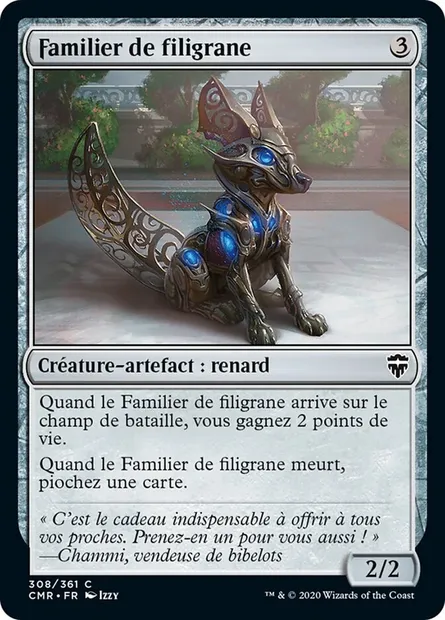 Familier de filigrane, carte Magic CMR 308 — extension Commander Legends