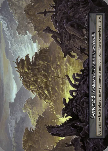 Boneyard, carte Sorcery BET 348 — extension Beta