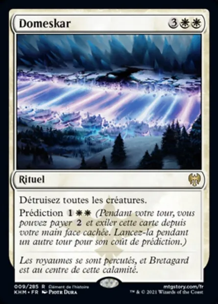 Domeskar, carte Magic KHM 9 — extension Kaldheim