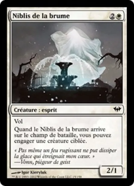 Niblis de la brume, carte Magic DKA 15 — extension Obscure Ascension
