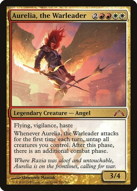 Aurelia, the Warleader, Magic card GTC 143 — Gatecrash set
