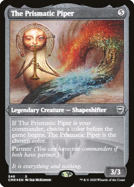 The Prismatic Piper, Magic card CMR 546 — Commander Legends set