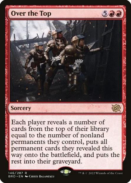 Over the Top, Magic card BRO 146 — The Brothers' War set