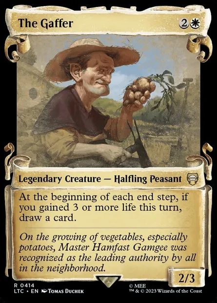 The Gaffer, Magic card LTC 414 — Tales of Middle-earth Commander set