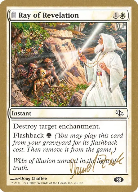 Ray of Revelation, Magic card WC03 dz20sb — World Championship Decks 2003 set