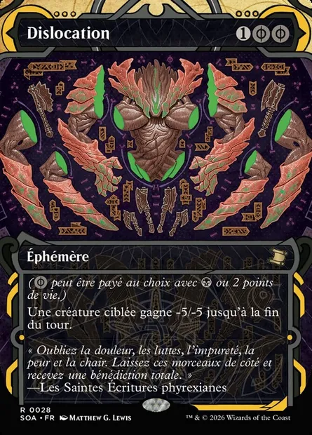 Dislocation, carte Magic SOA 28 — extension Secrets of Strixhaven Mystical Archive