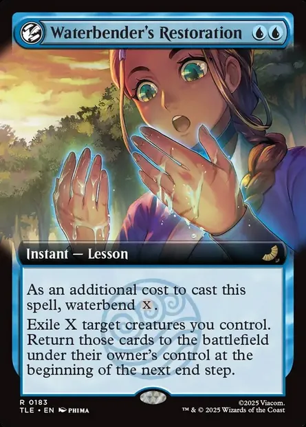 Waterbender's Restoration, Magic card TLE 183 — Avatar: The Last Airbender Eternal set