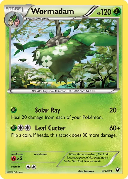 Wormadam, Pokémon card FCO 3 — Fates Collide set