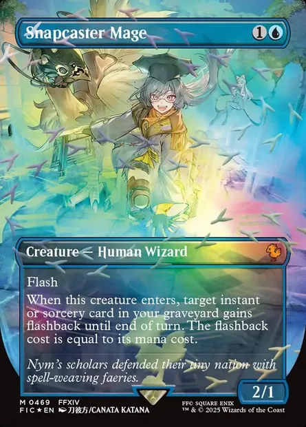 Snapcaster Mage, Magic card FIC 469 — Final Fantasy Commander set