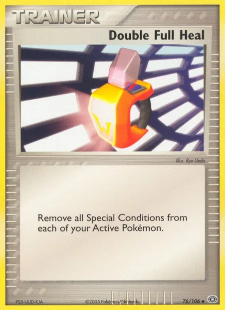 Double Full Heal, Pokémon card EM 76 — Emerald set